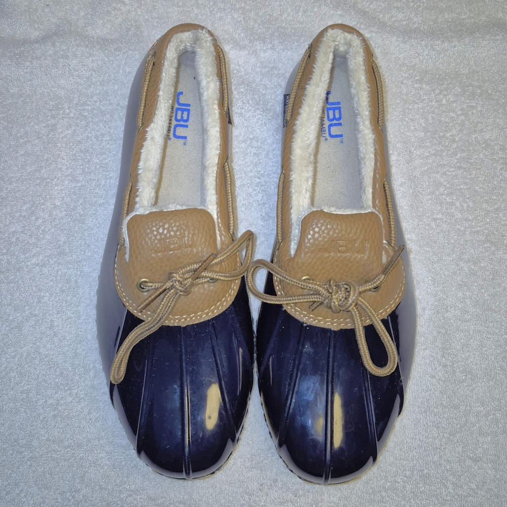 JBU Tan and Navy Duck Shoes